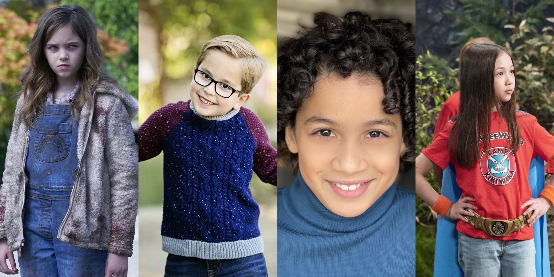 The lead cast of kids in Star Wars: Skeleton Crew, including Ryan Kiera Armstrong, Robert Timothy Smith, Ravi Cabot-Conyers, and Kyriana Kratter