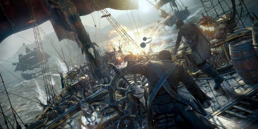 skull and bones ship battle graphic