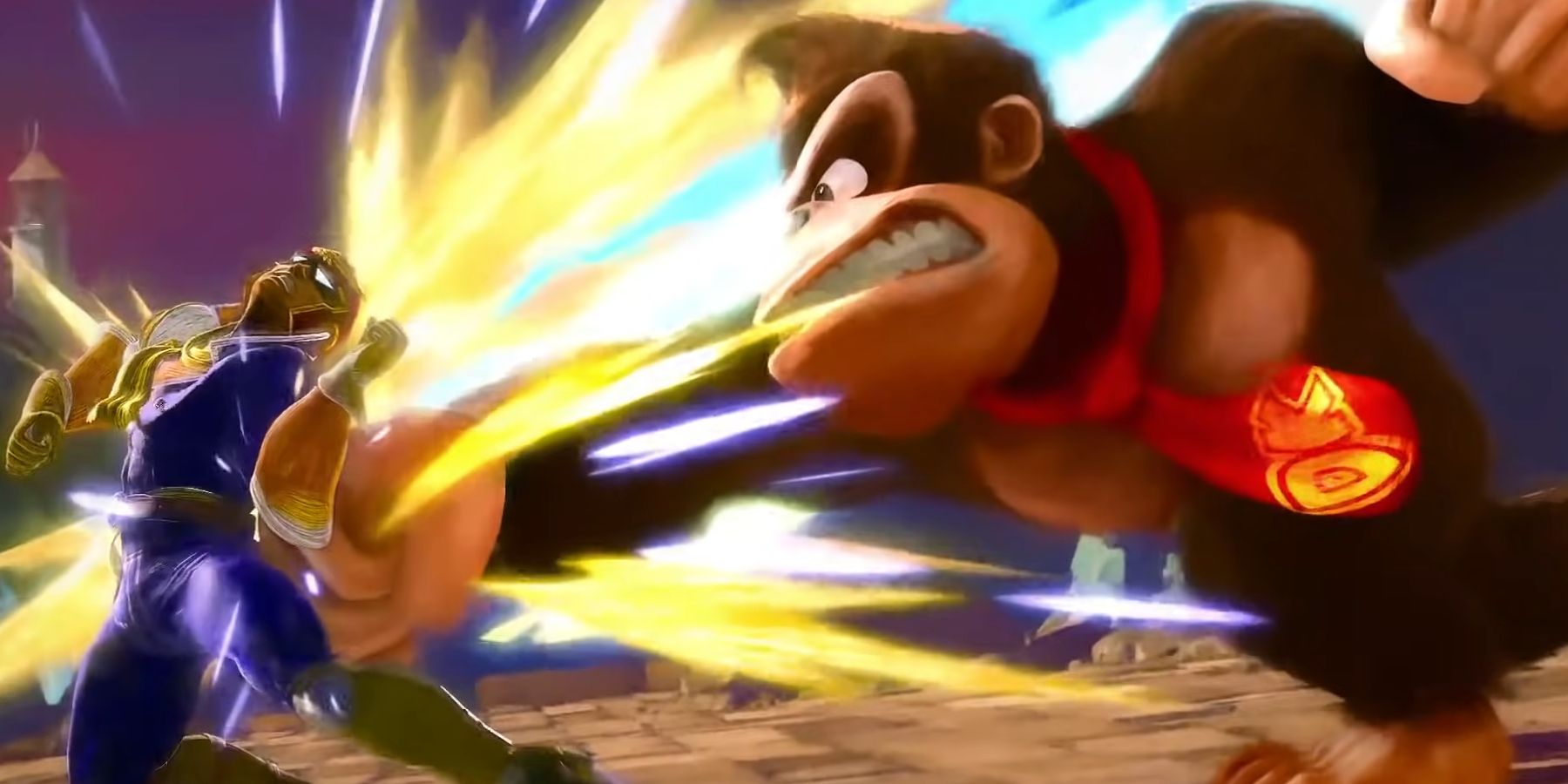 DK Smash Attacking Captain Falcon