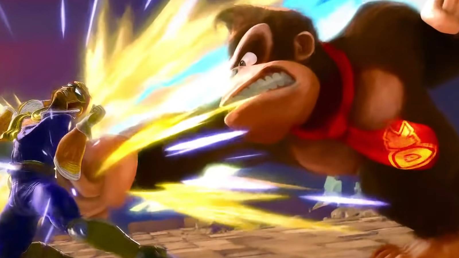DK Smash Attacking Captain Falcon