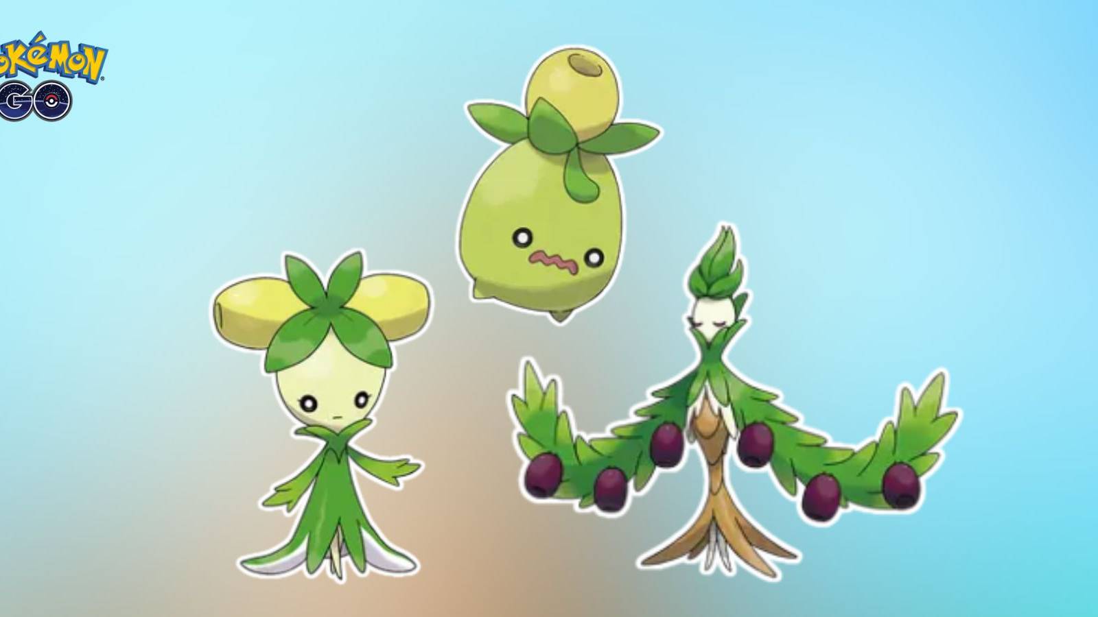 Smoliv, Dolliv, and Arboliva in Pokemon GO