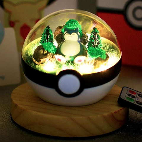 Acinolita Snorlax Pokeball Lamp