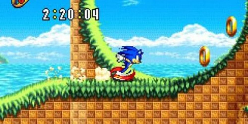 Gameplay screenshot from Sonic advance 