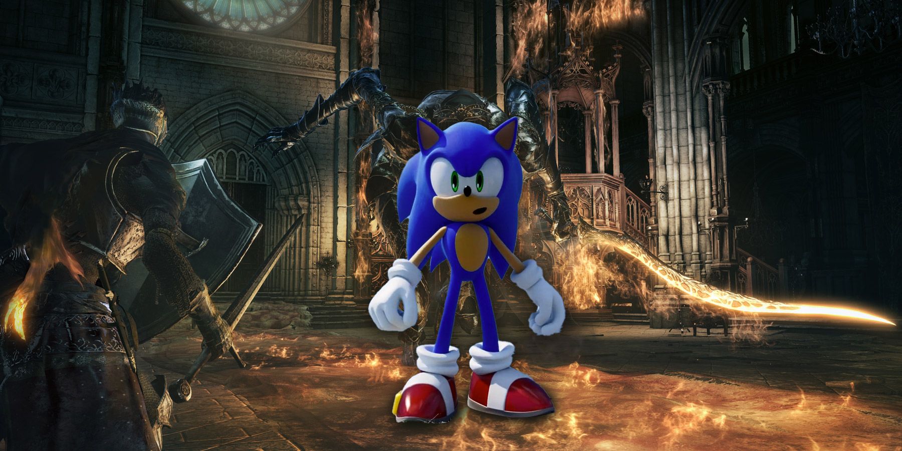Sonic Dark Souls Comparison