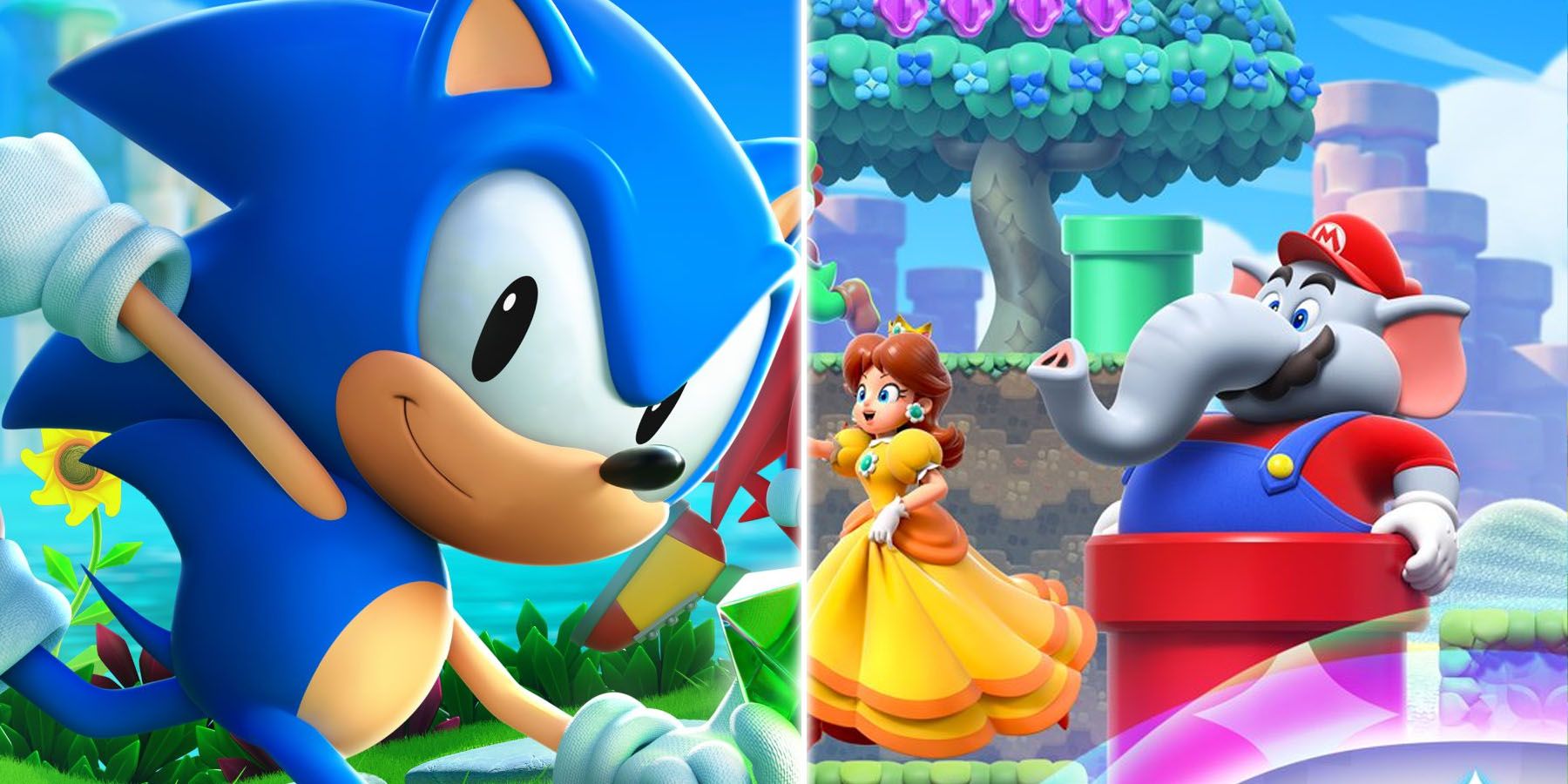 Sega Same Sonic Wonder Super Superstars on Launching Bros. Comments Mario the Week Producer as