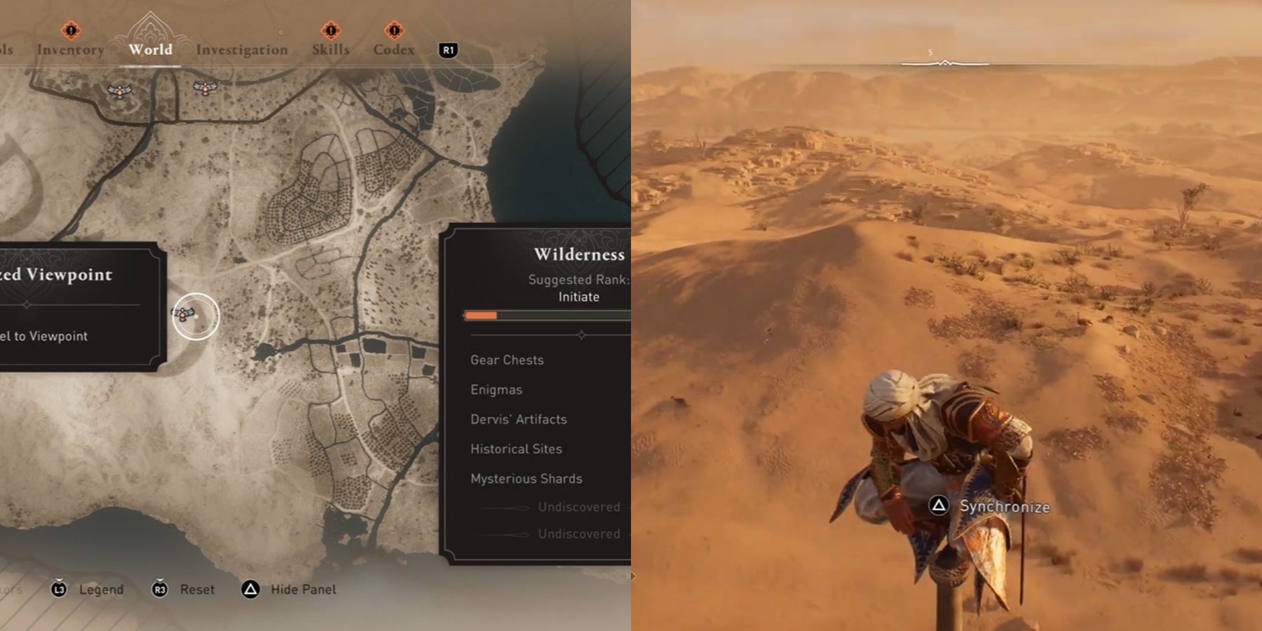 southern wilderness center mosque viewpoint assassin creed mirage