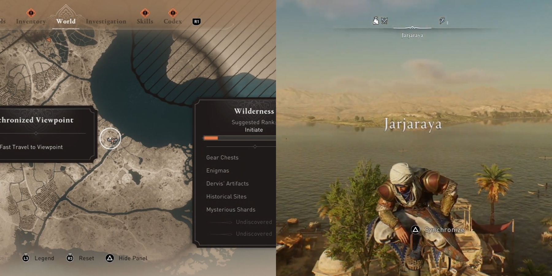 southern wilderness jarjaraya viewpoint assassin creed mirage