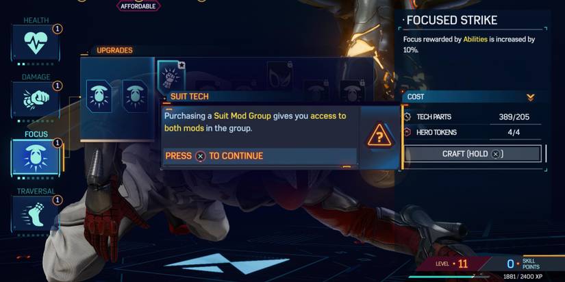 Spider-Man 2 Get More Focus Bars Guide