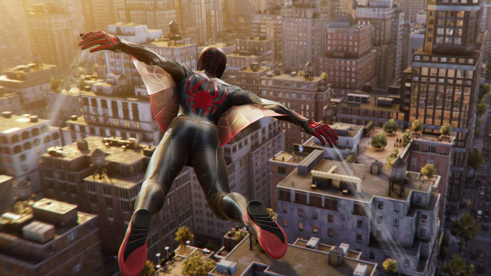 Spider-Man 2 Miles Flyinh