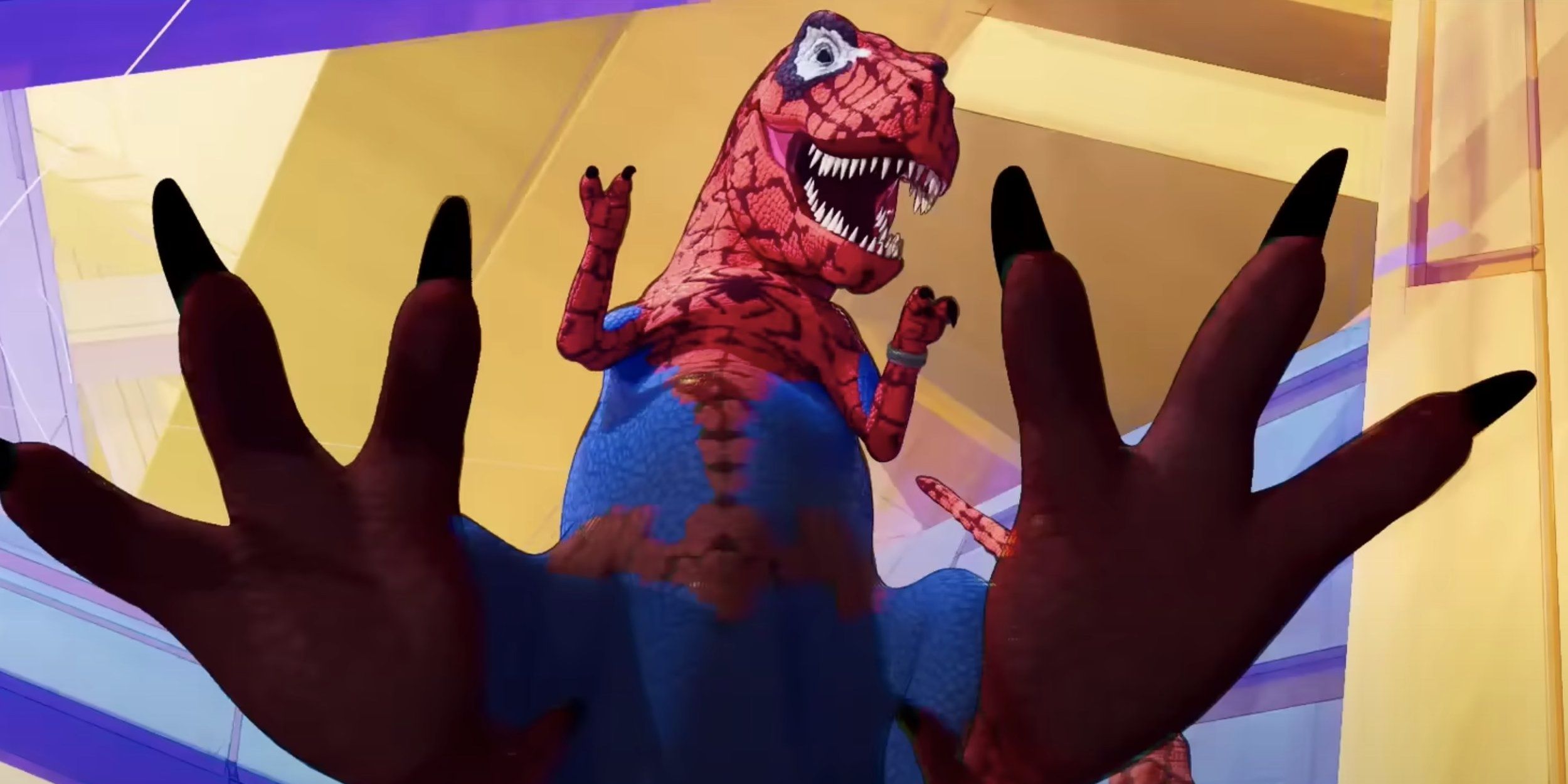 spider-verse spider rex screen cap Cropped