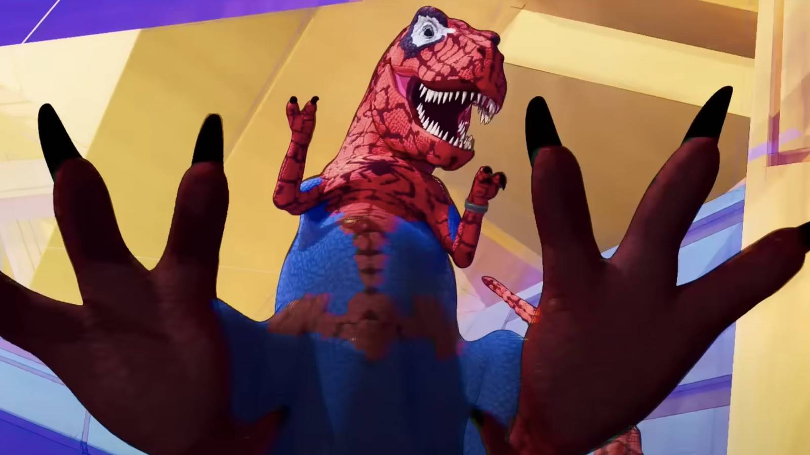 spider-verse spider rex screen cap Cropped