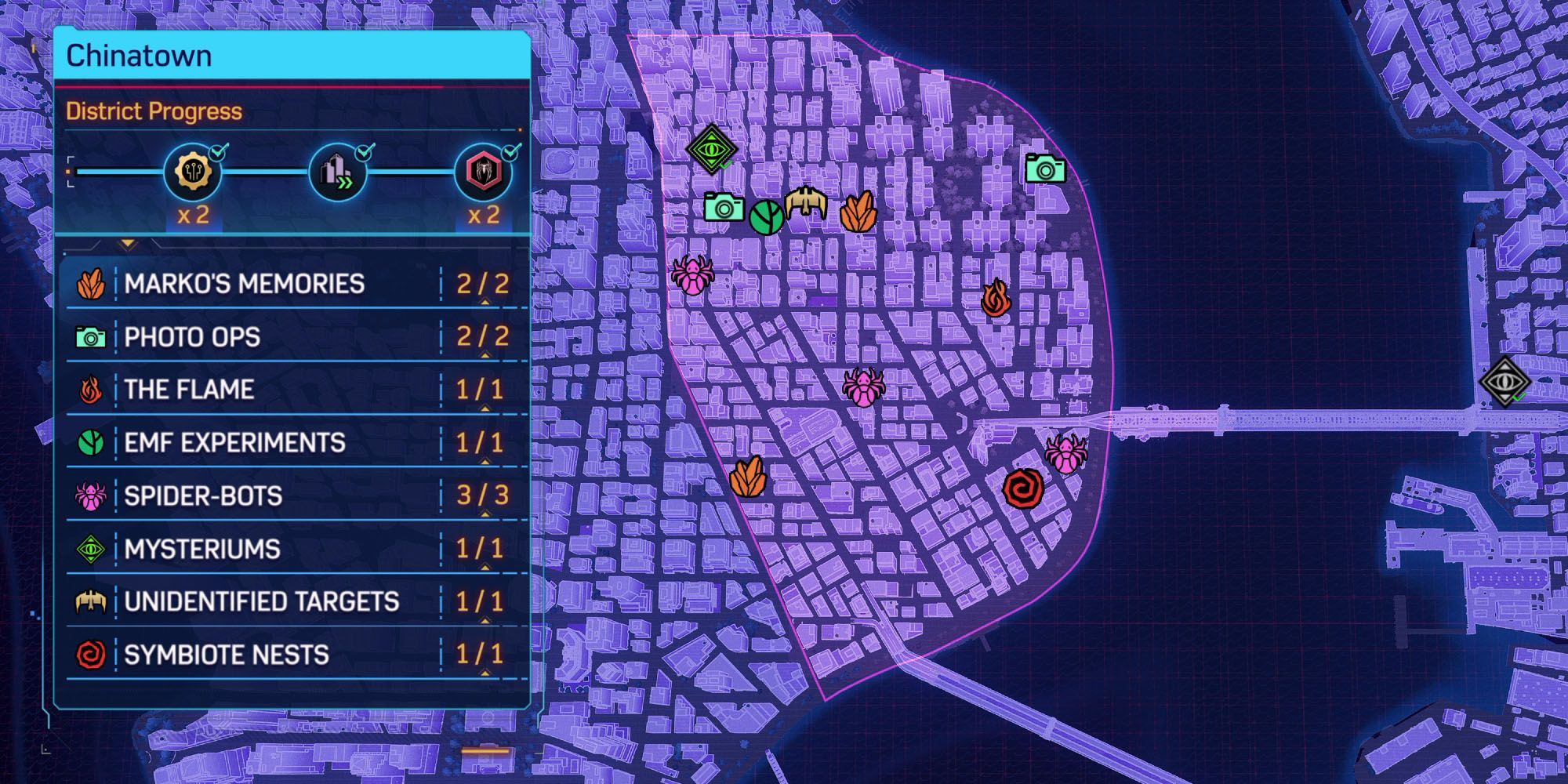 spiderman-2-chinatown-complete-map