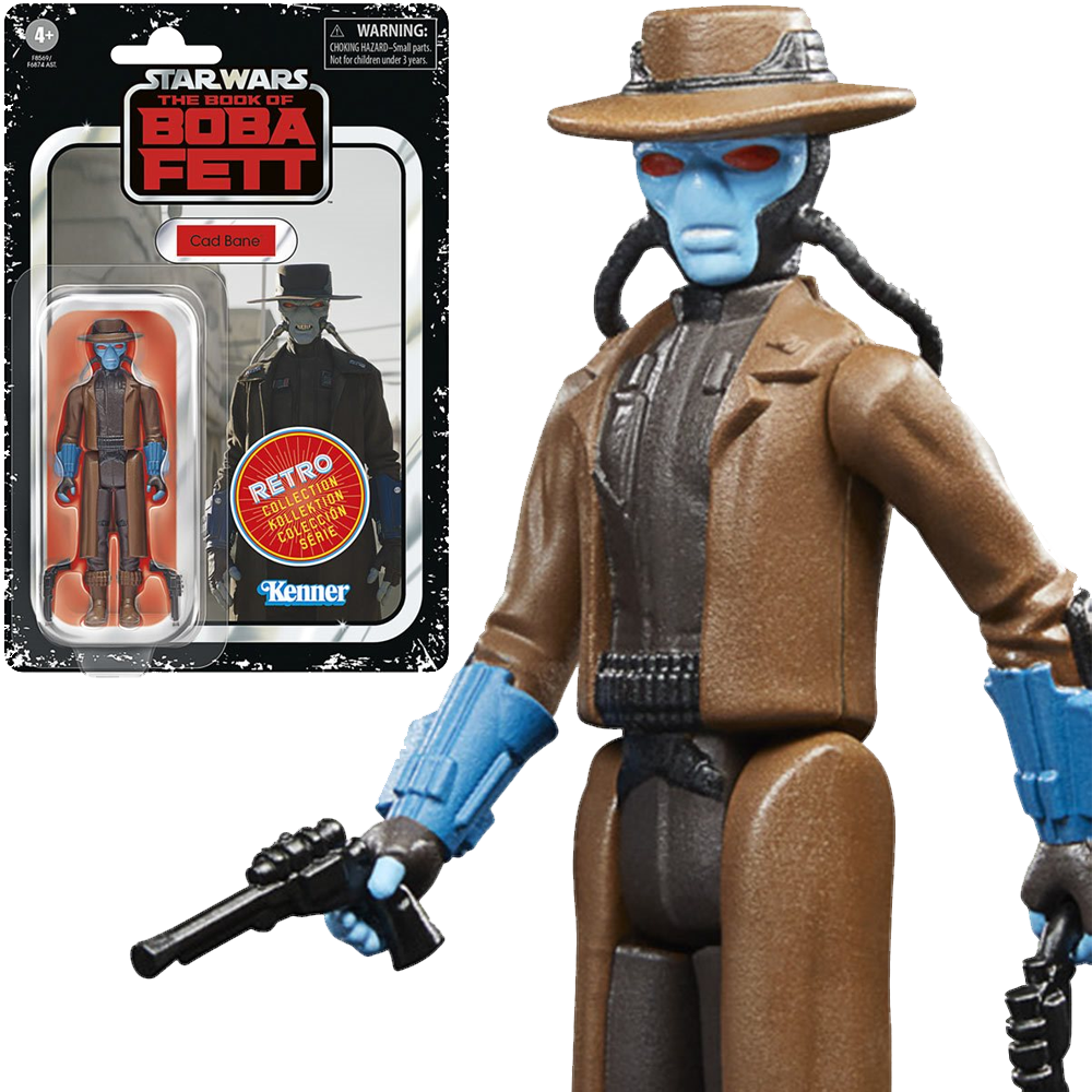 Cad Bane (The Book of Boba Fett) 3 3/4-Inch Retro Collection Action Figure from Hasbro.