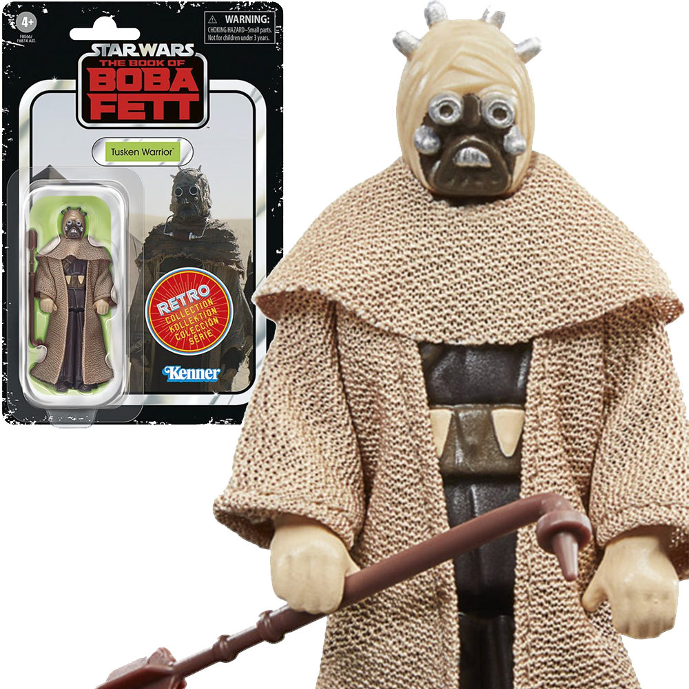 Tusken Warrior (The Book of Boba Fett) 3 3/4-Inch Retro Collection Action Figure from Hasbro