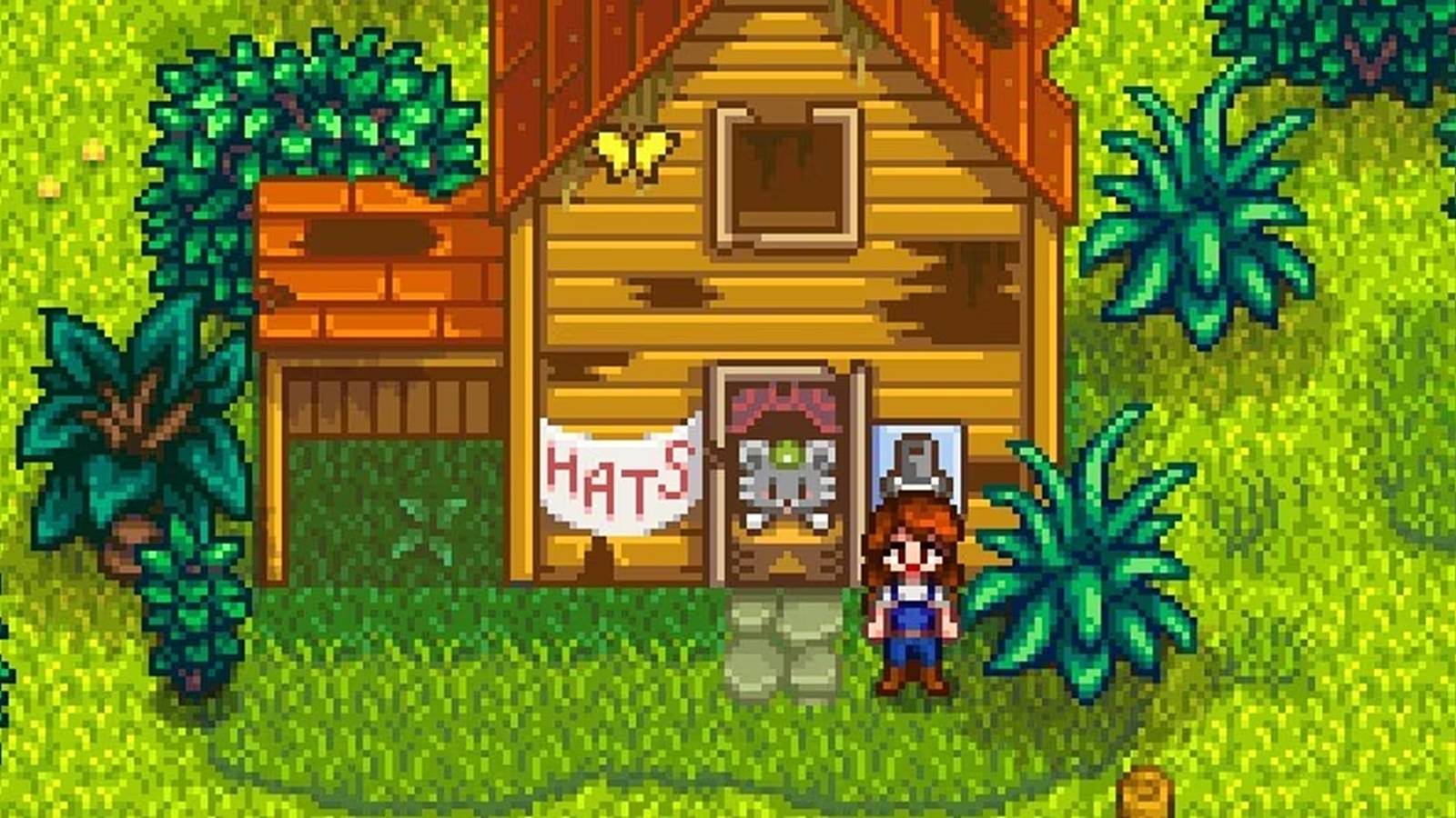 stardew valley abandoned house mouse hat store