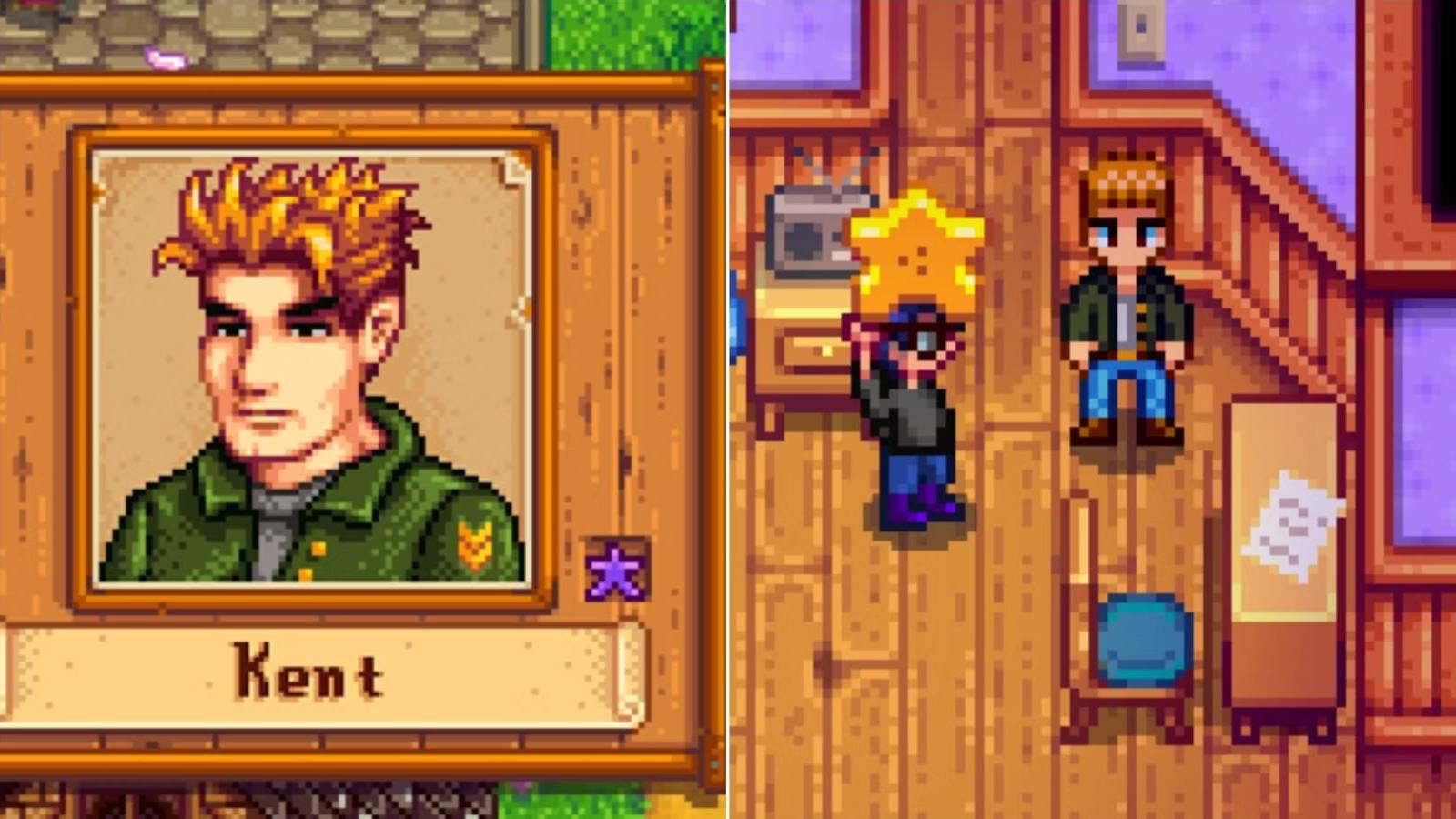 Stardew Valley player encounters a creepy Kent glitch