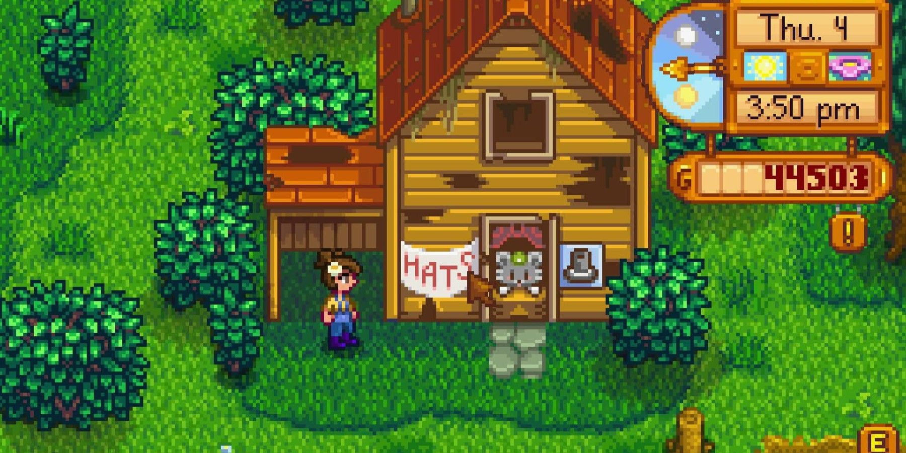 How to Speedrun the Hat Mouse in Stardew Valley! #stardewvalley #shorts 