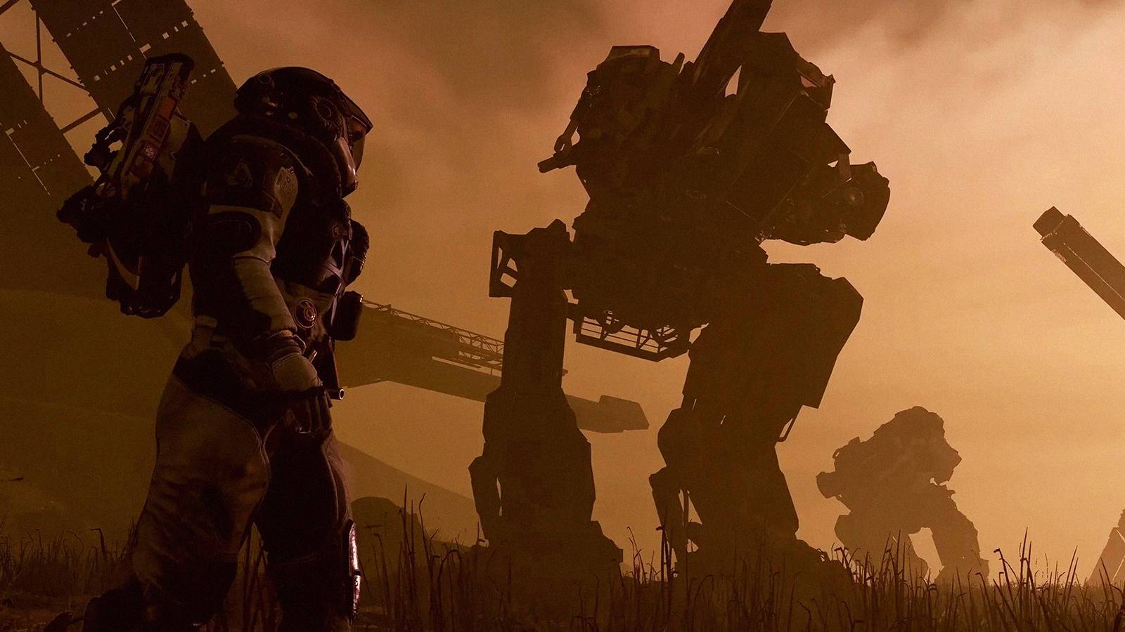 starfield armored core mech ship build design