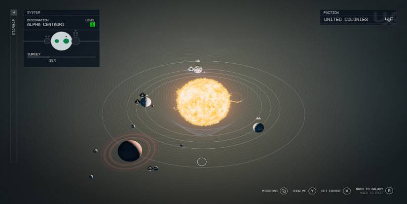 starfield - complete map - alpha centauri system