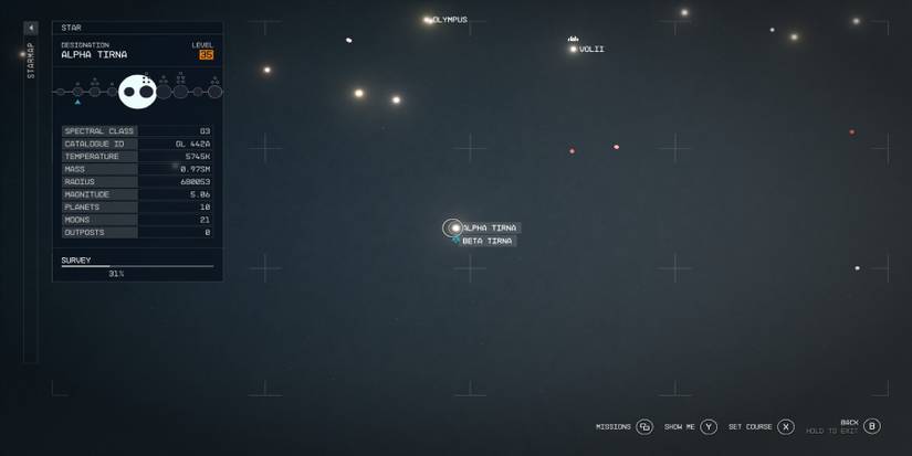 starfield - complete map - alpha tirna galactic