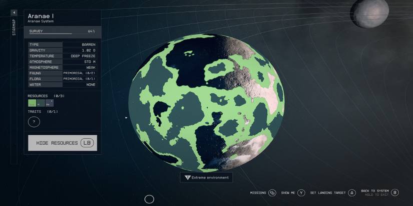 starfield - complete map - aranae 1