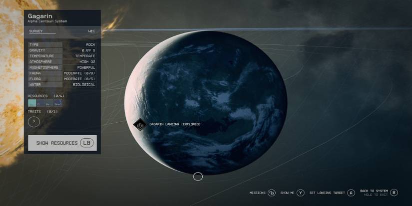 Starfield - complete map - gagarin