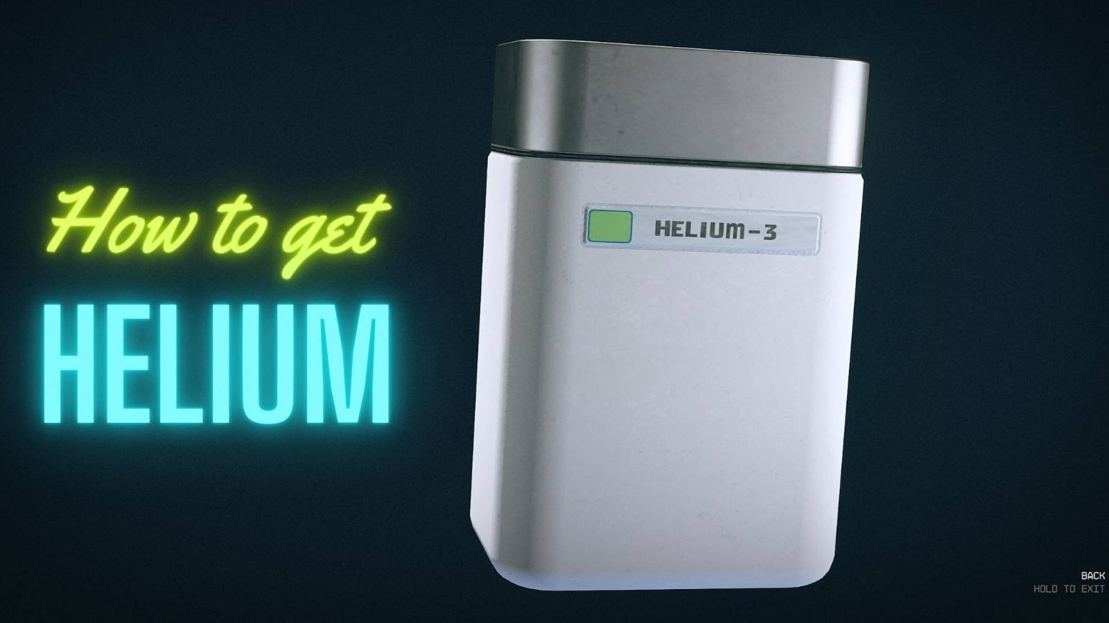 image showing an extracted helium he-3 in starfield. 