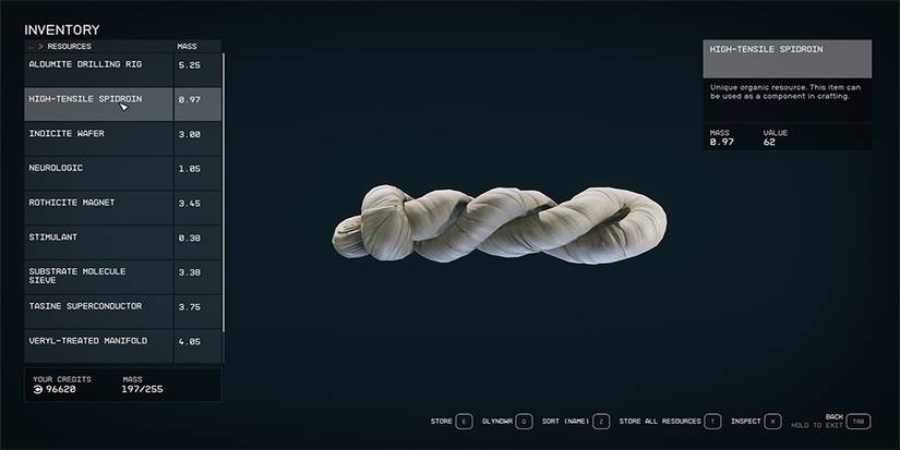 Starfield High Tensile Spidroin