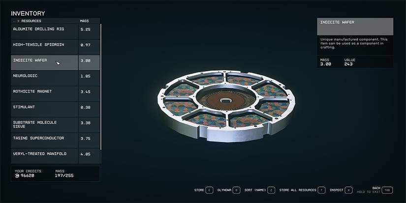 Starfield Indicite Wafer