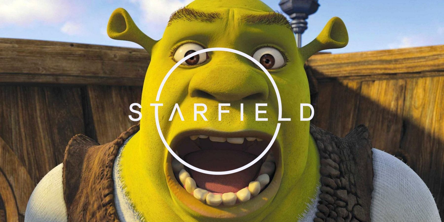 A Starfield player builds Shrek