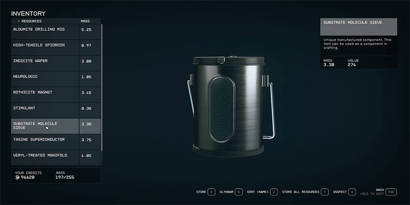 Starfield Substrate Molecule Sieve