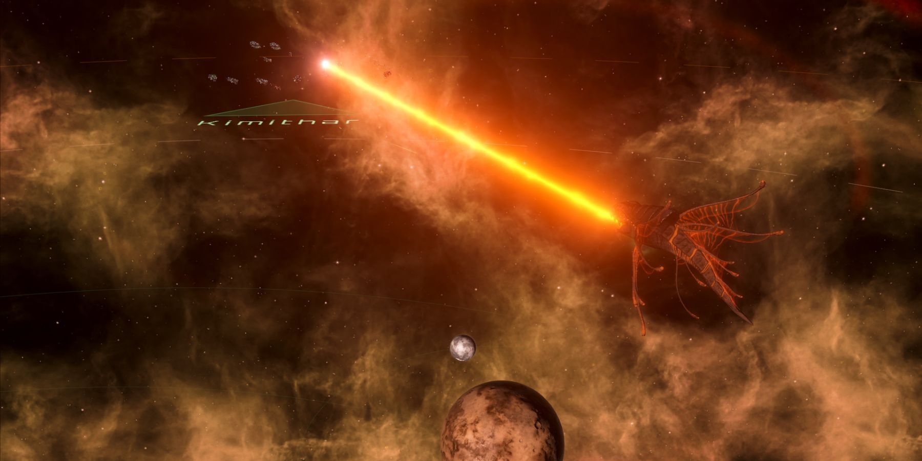 An in-game screenshot of Stellaris: Leviathans