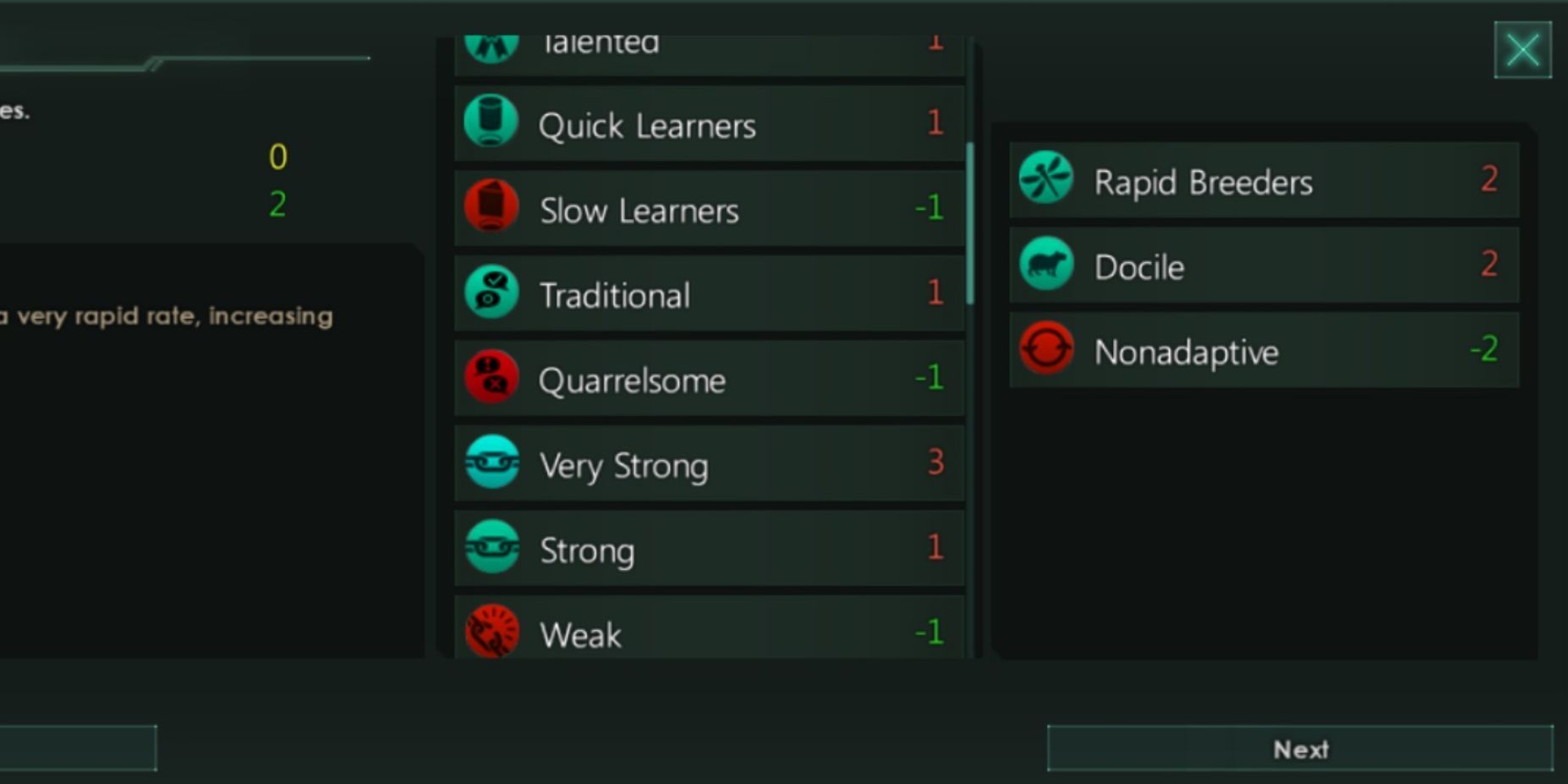 Screenshot for Stellaris Traits Tier List: Rapid Expansion