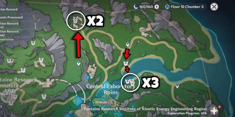 Subdetection Unit Genshin Impact location central lab