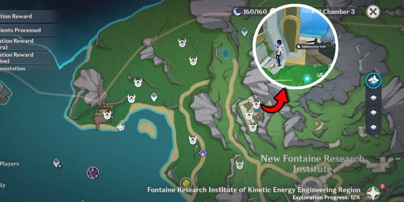 Subdetection Unit Genshin Impact location east institute