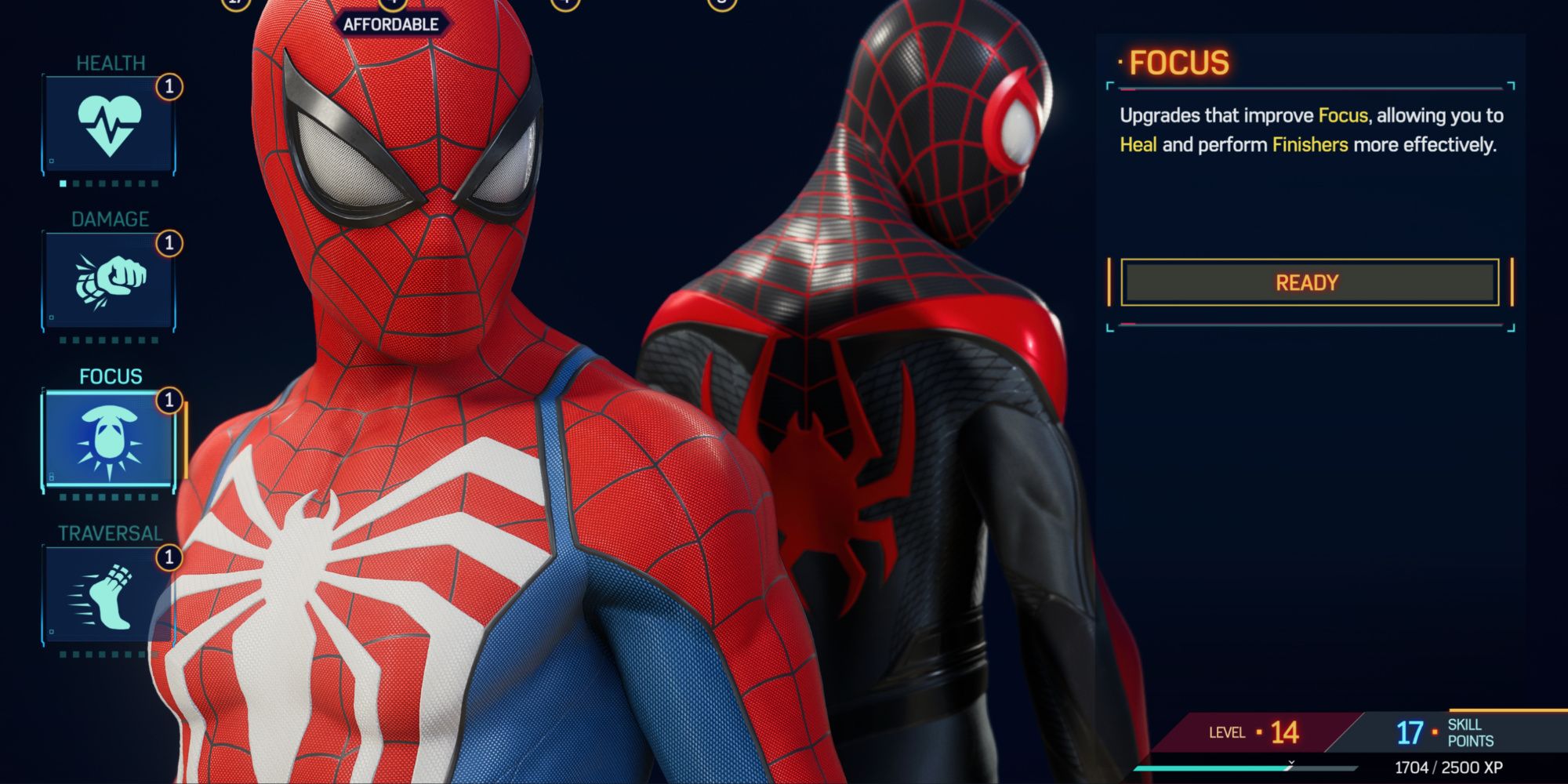 Suit upgrades in Marvel's Spider-Man 2