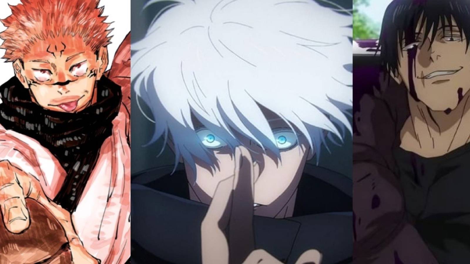 Sukuna gojo toji jujutsu kaisen