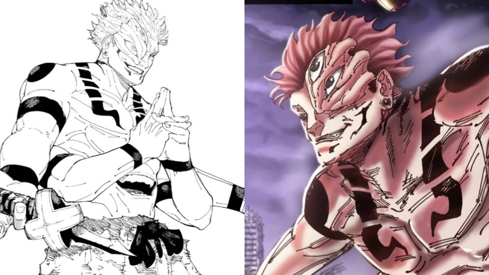 Sukuna true form jujutsu kaisen