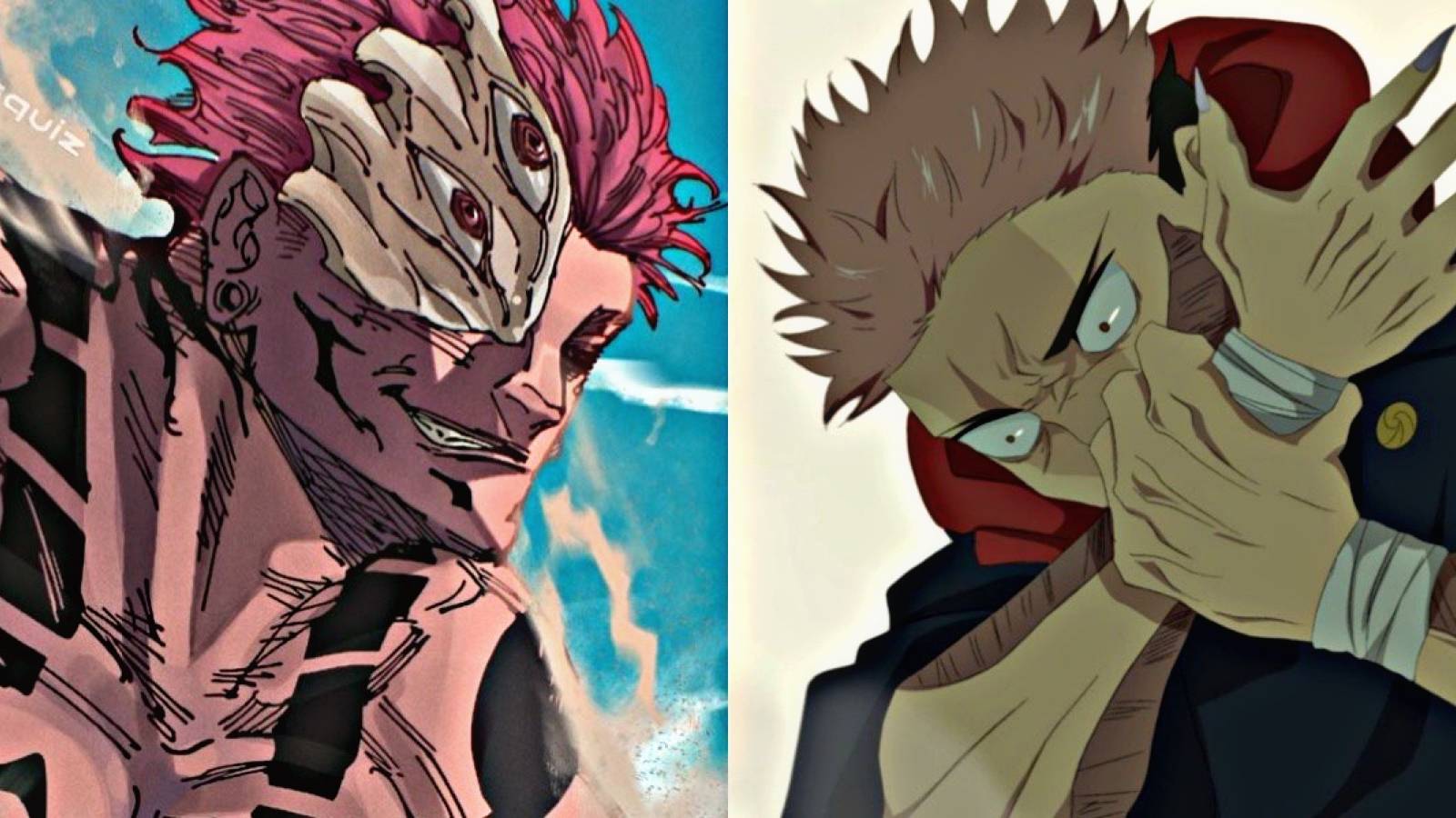 Sukuna vs yuji jujutsu kaisen