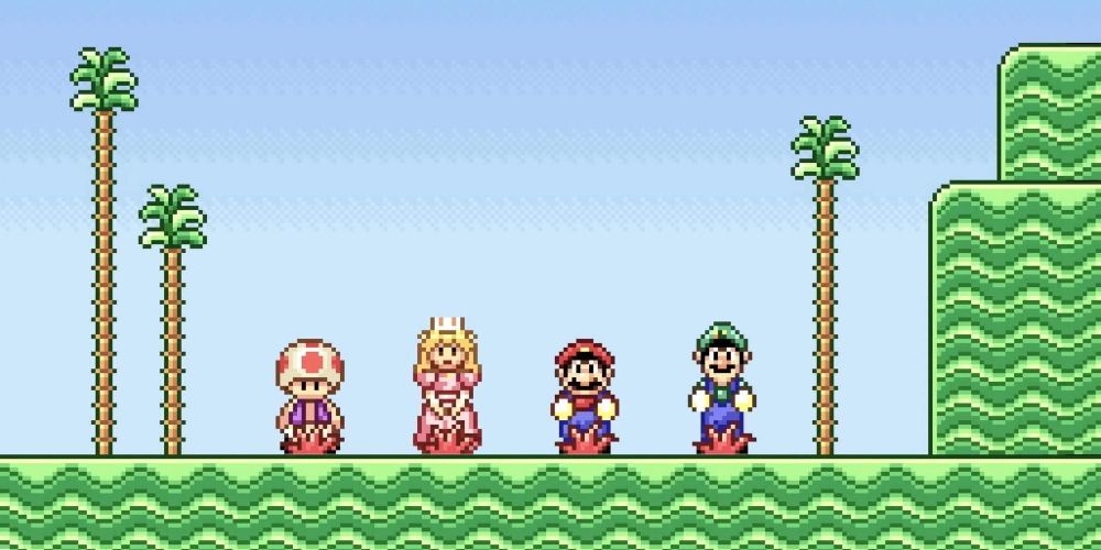 Gameplay screenshot from Super Mario Advance 