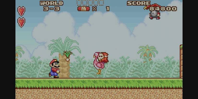 Gameplay screenshot from Super Mario Advance 