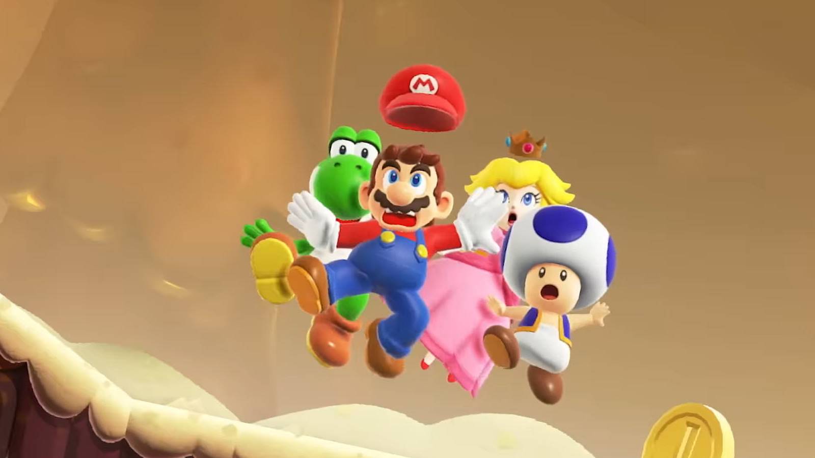 Super Mario Bros Wonder Shocked Cast