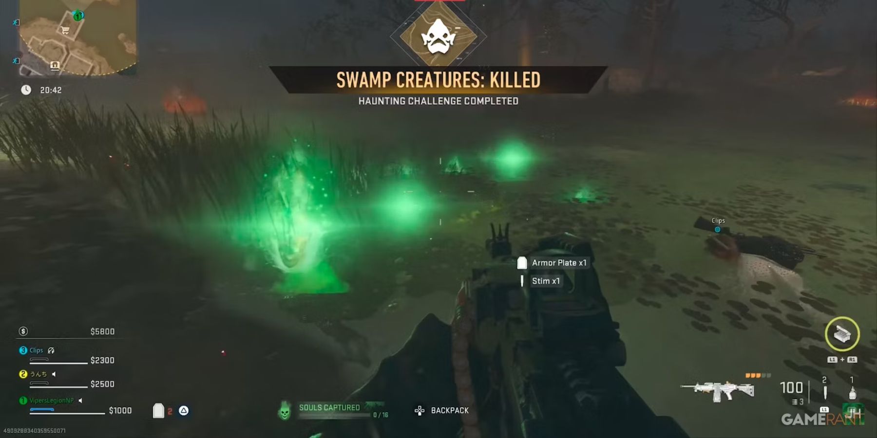 swamp creatures in call of duty: warzone