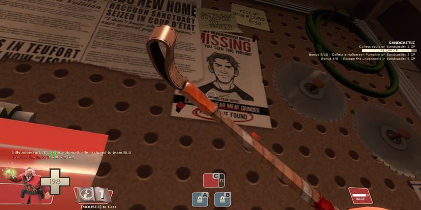 A Jerma Missing Poster while Soldier pulls out a whip