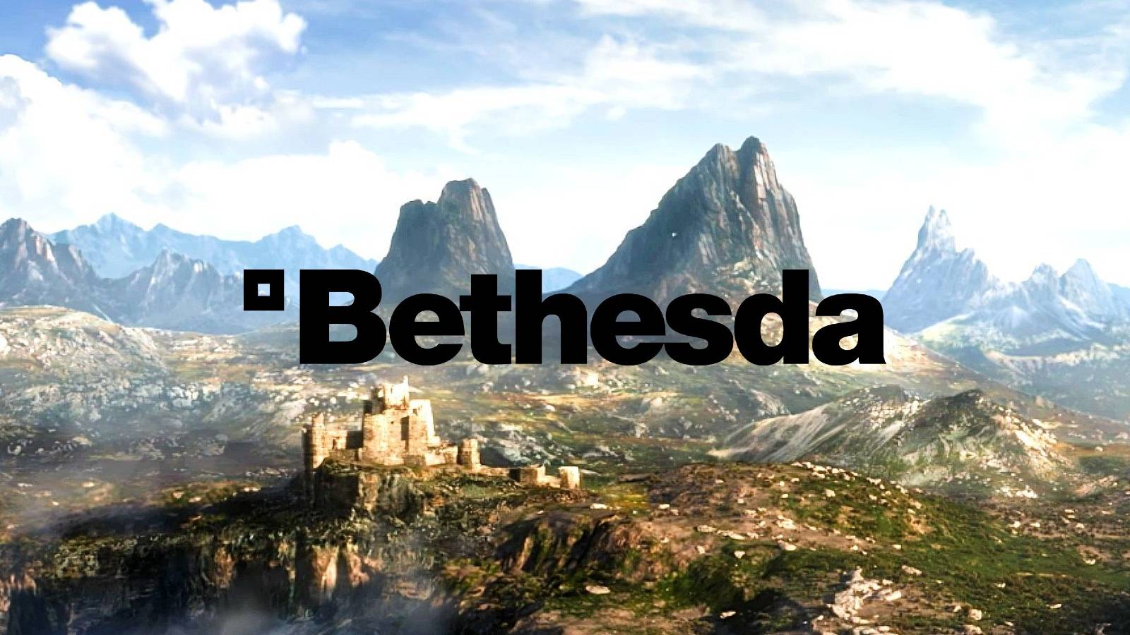 The Elder Scrolls 6 reveal trailer with Bethesda logo overlaid