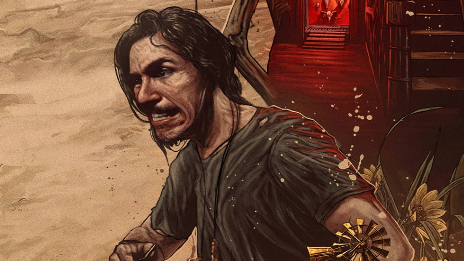 texas-chainsaw-massacre-hitchhiker-promo-art-comic-book-style