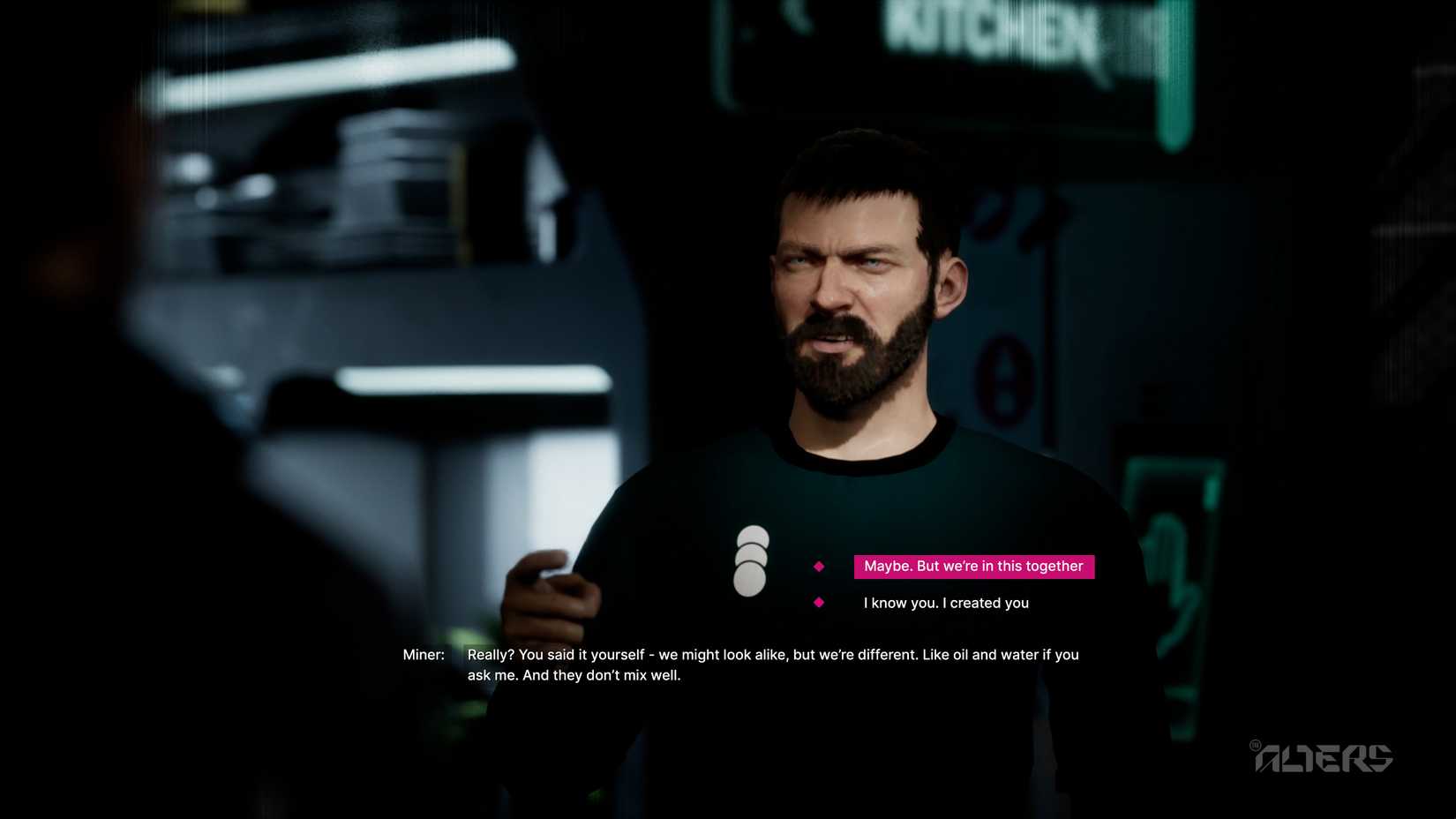 the alters miner conversaton