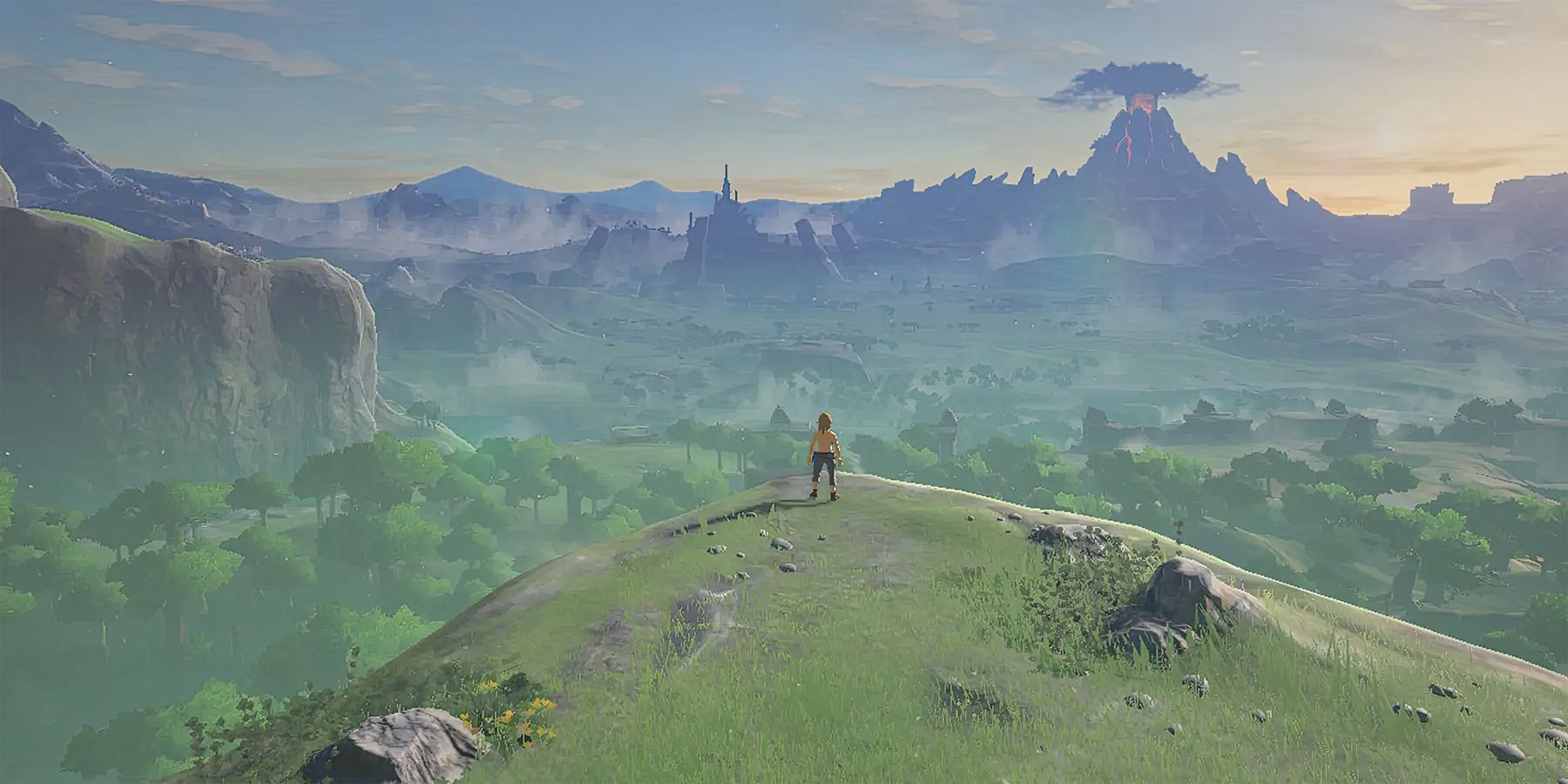 The Legend of Zelda Breath of the Wild BOTW Great Plateau upscaled