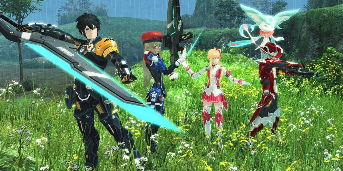 The party in Phantasy Star Online 2