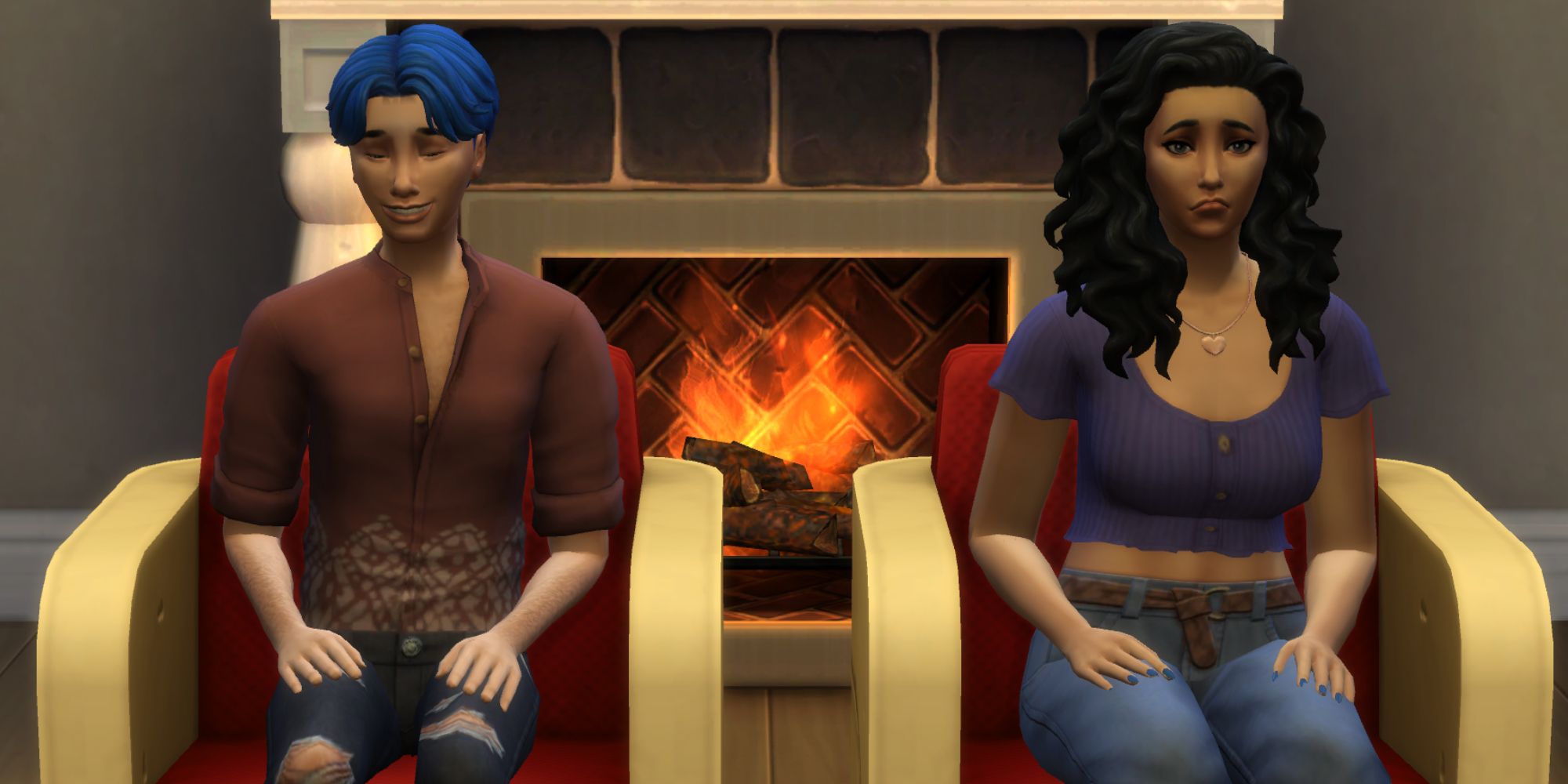 Two houseguests sit on the block for elimination in the reality TV inspired Sims 4 Challenge